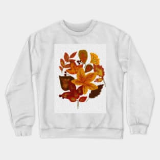 fall leaves composition. Crewneck Sweatshirt